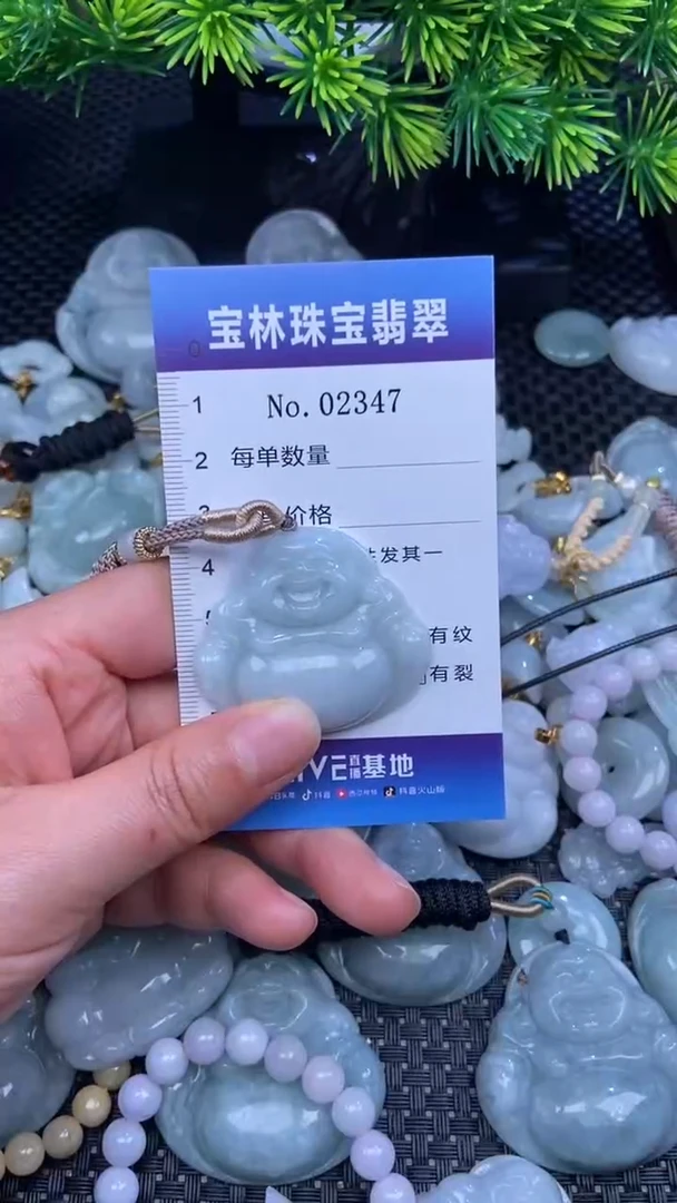 颈饰未镶嵌翡翠天然缅甸翡翠2347