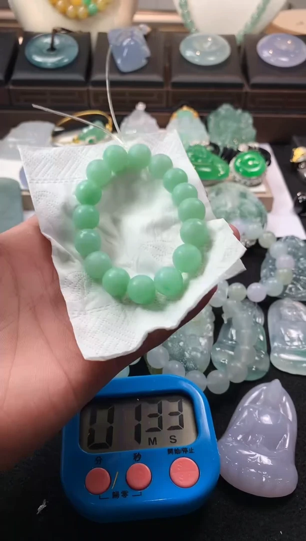 未镶嵌定制翡翠管****️  S毛货不退不换