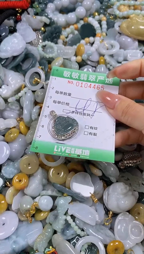 【闪购商品】翡翠颈饰未镶嵌闪购0104465多样性发其一