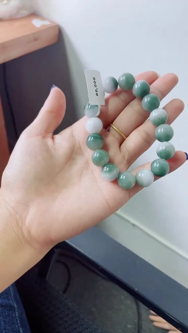 未镶嵌定制翡翠珠串