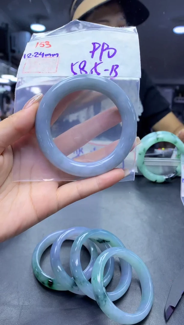 未镶嵌定制翡翠153手镯58.5+990元+拍一发一