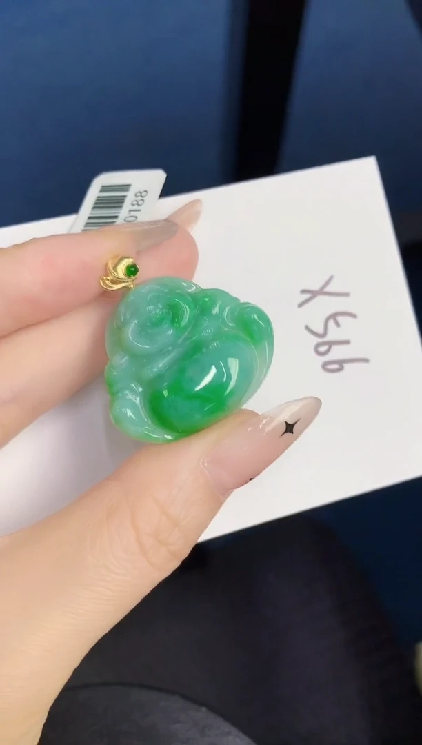 颈饰未镶嵌翡翠缅甸天然翡翠A货