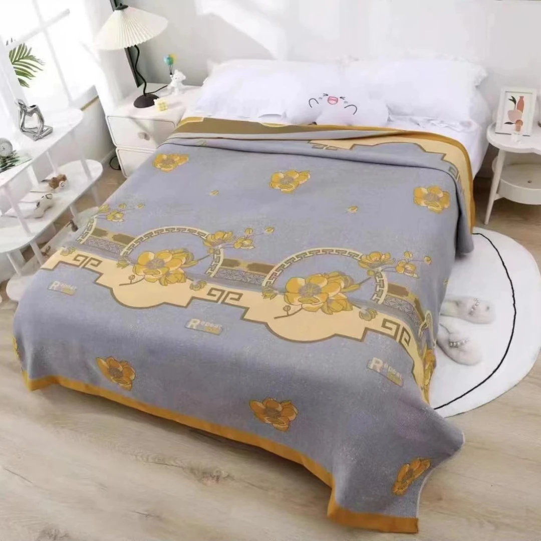 【MS】纯棉纱布盖毯--金桂飘香200*230