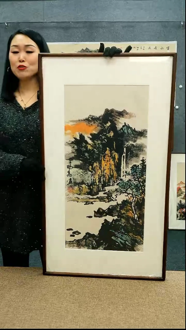 【闪购商品】国画52*92唐鹏高老师山水