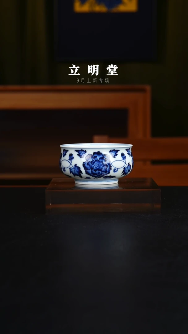 杯景德镇立明陶瓷艺术茶杯