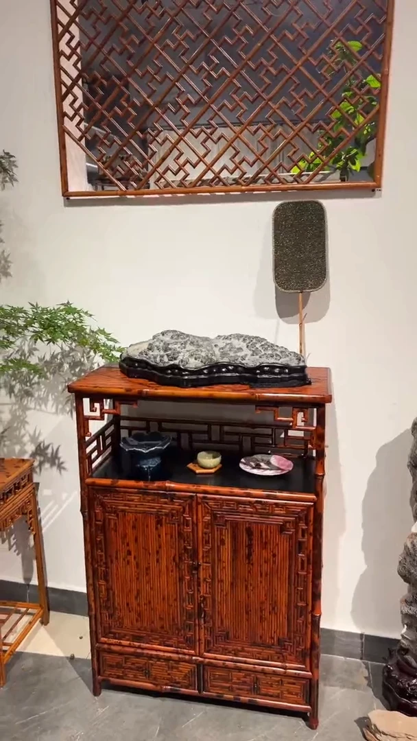 竹鸥*湘妃竹万历柜