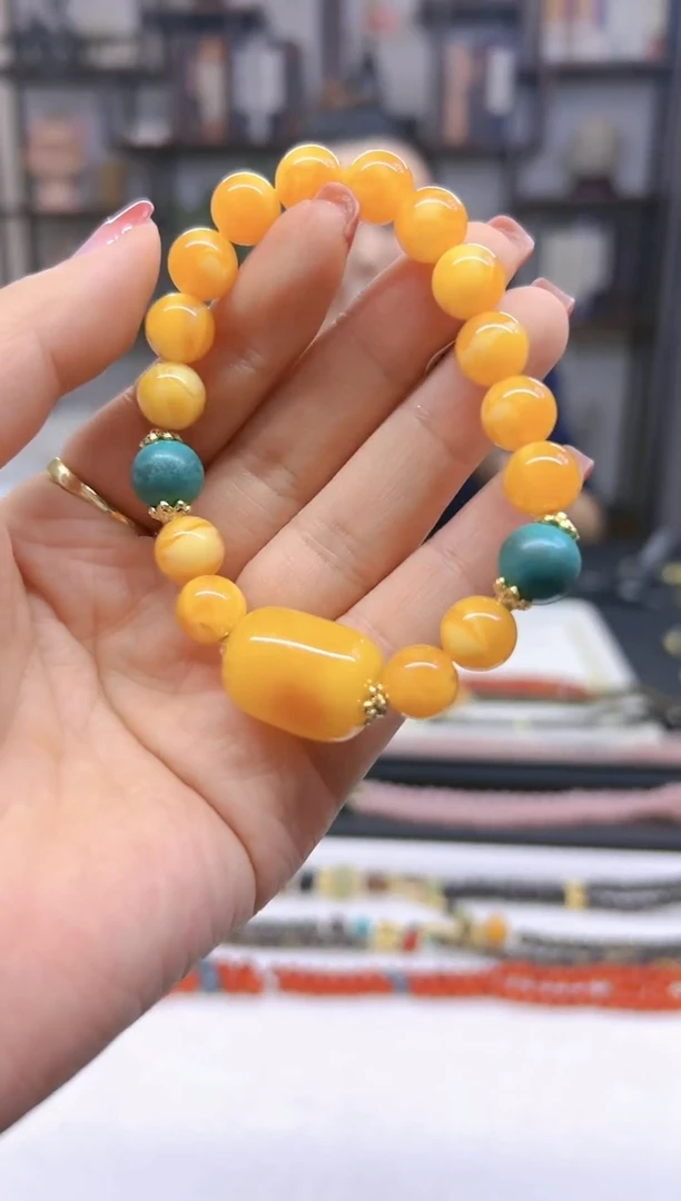 【闪购商品】蜜蜡手链未镶嵌DIY款S253