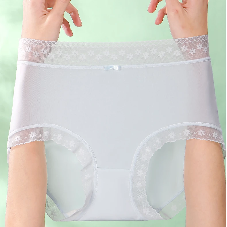 01透气平角裤学院风女士女三角内裤蕾丝提臀欧若精灵风
