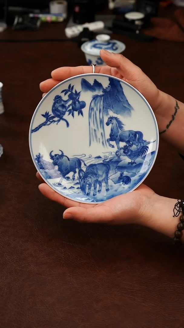 摆件陶五里雾精选 手工手绘精品