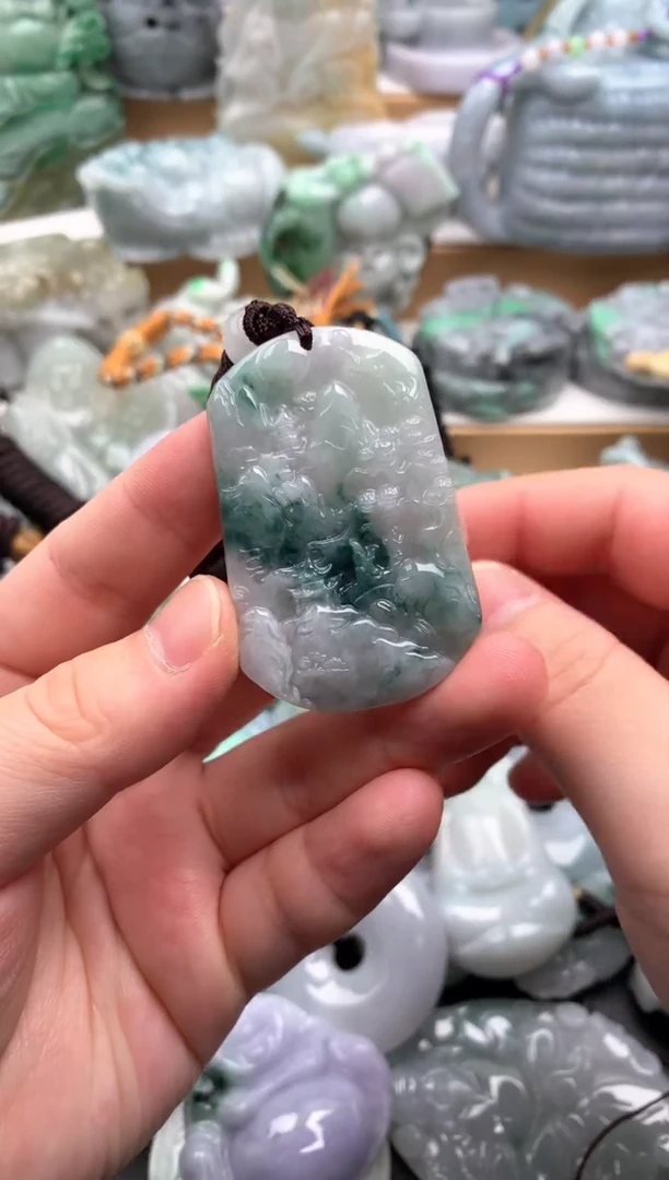 吊坠(不含链)未镶嵌翡翠1