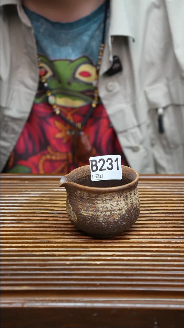 万古烧粗陶手工茶具