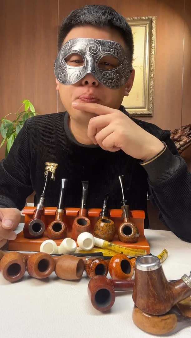 石楠木纯手工意大利石楠木烟斗wd17+wd4-1