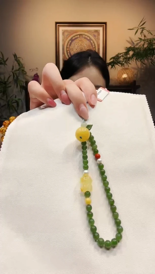 蜜蜡颈饰未镶嵌挂件