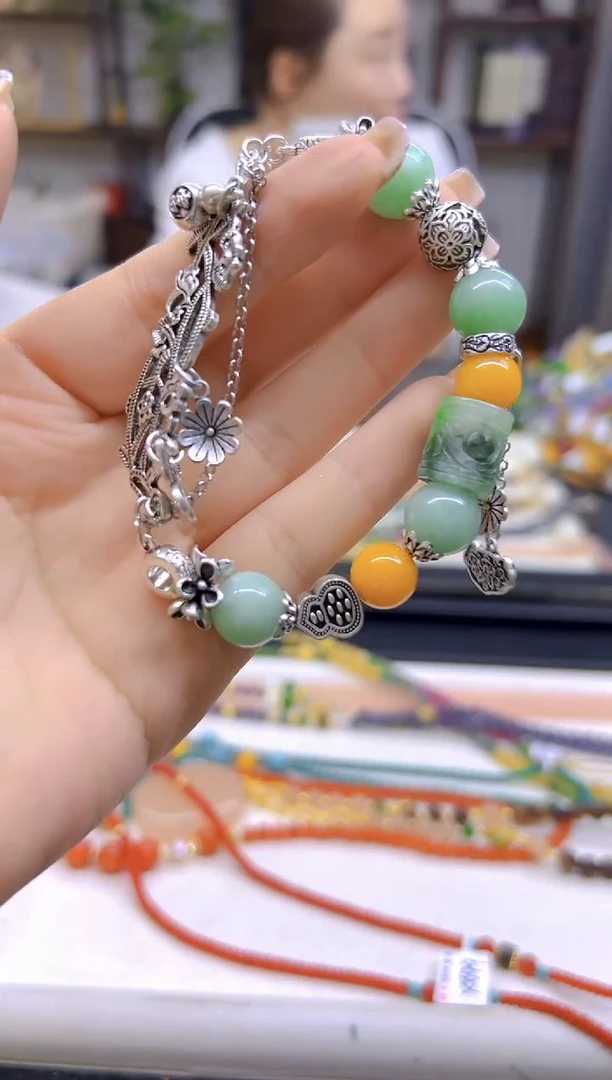 未镶嵌手链翡翠DIY款S775