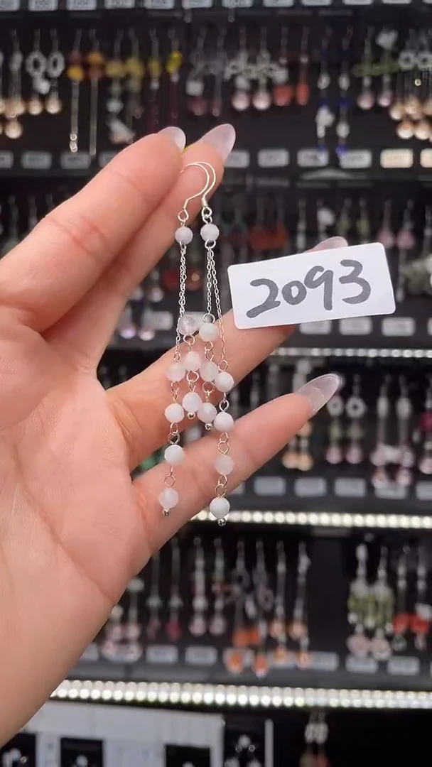 紫晶耳饰银S925镶嵌喜欢拍