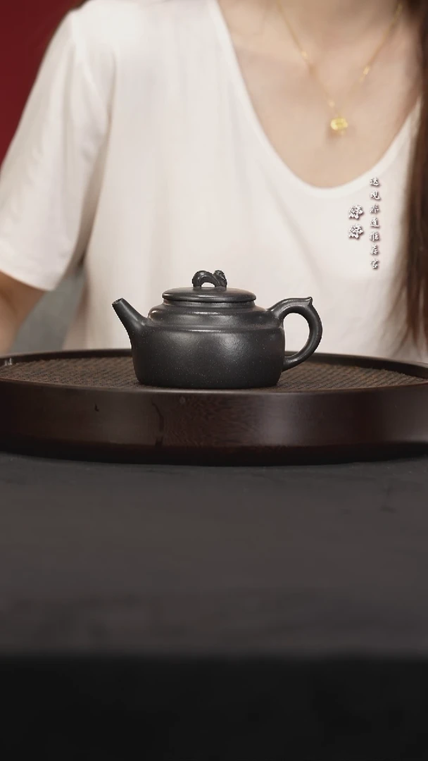 茶壶紫砂2GYM忆月满天星老紫泥280ml