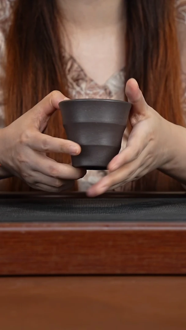 茶壶紫砂天青节节高升杯