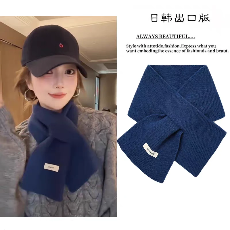 澳洲进口羊毛100%纯色女围巾百搭时尚款