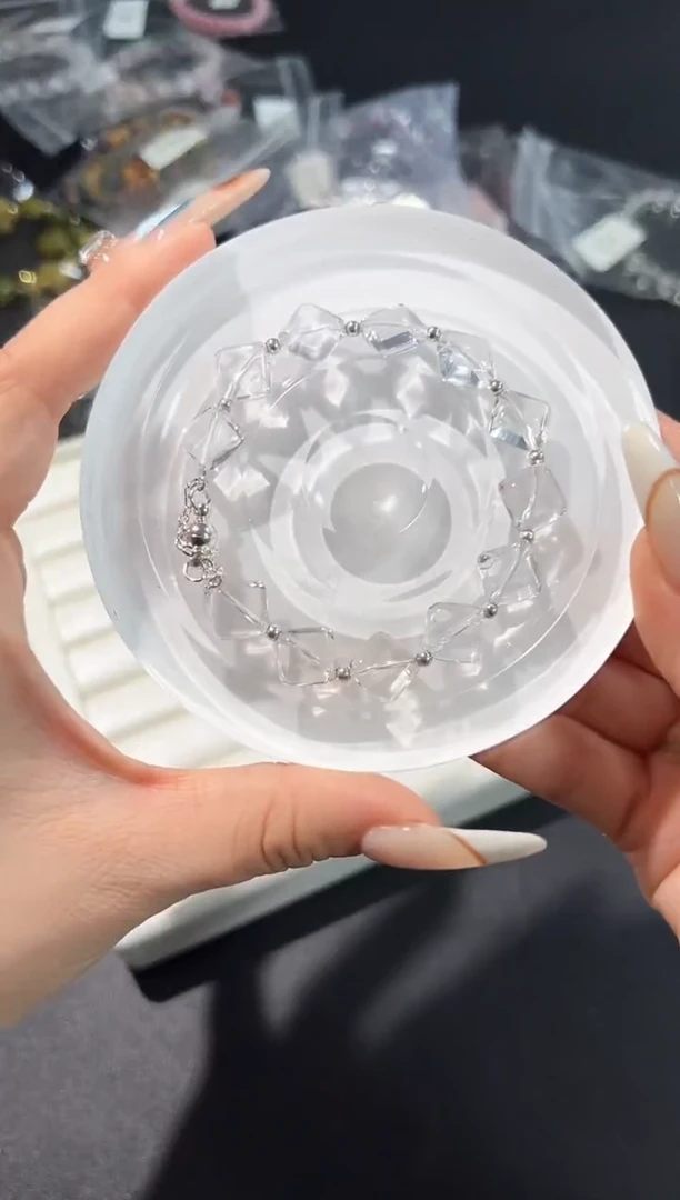 未镶嵌手链水晶12l多样性发其一【1条】默认微瑕
