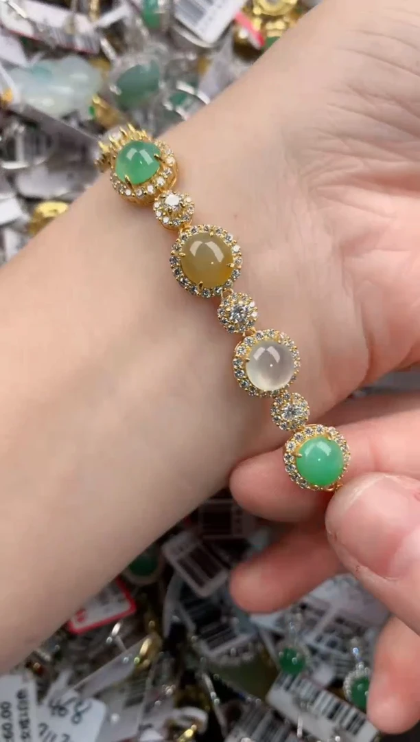 银S925镶嵌戒指翡翠888           2