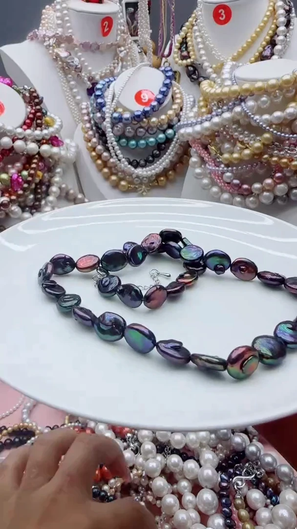 淡水珍珠未镶嵌颈饰1