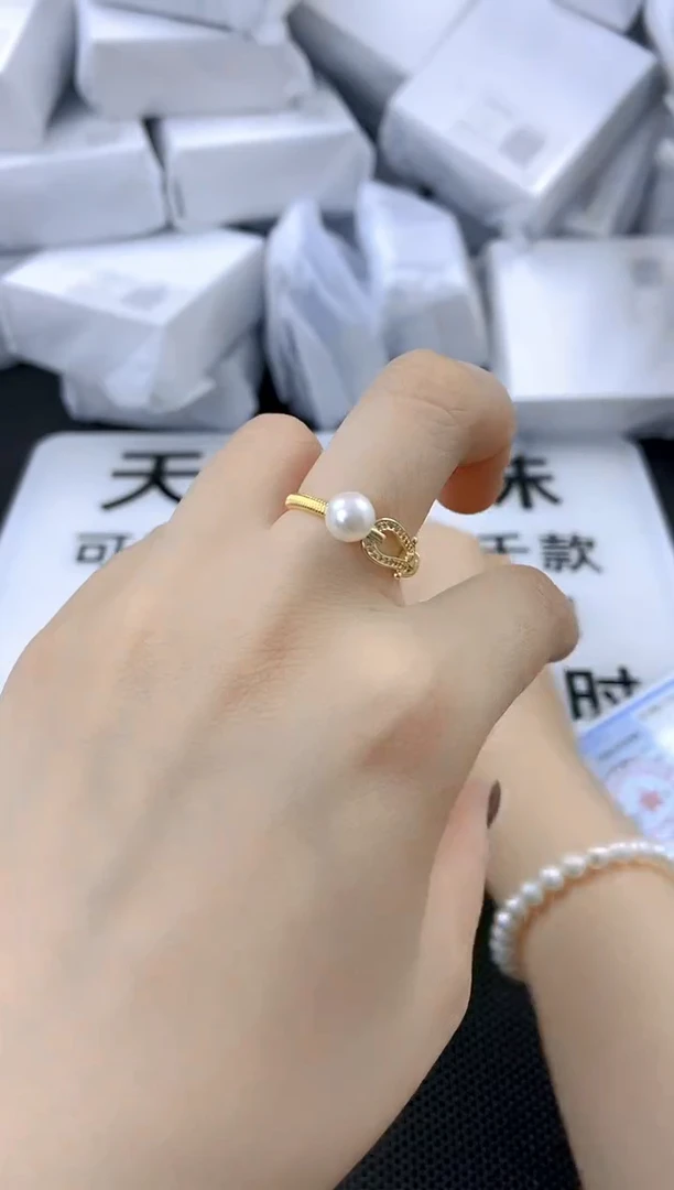 未镶嵌耳饰淡水珍珠jz1005