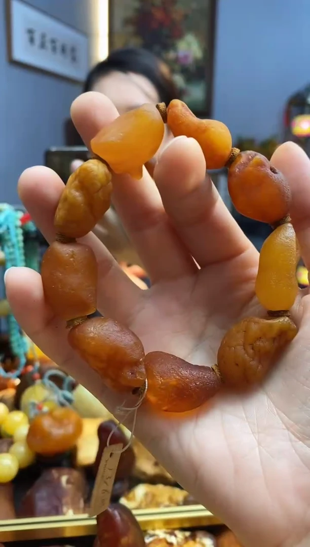 未镶嵌琥珀手串手串
