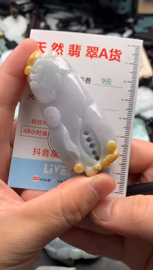 翡翠未镶嵌吊坠(不含链)1