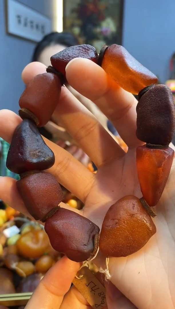 未镶嵌琥珀手串手串