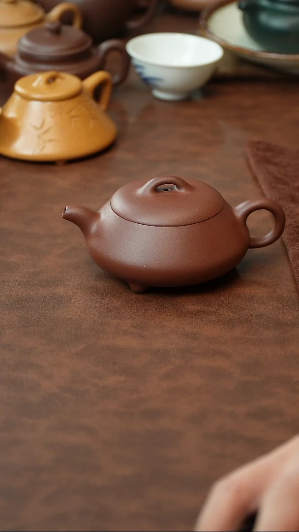 茶壶紫砂原矿宜兴紫砂茶壶150cc