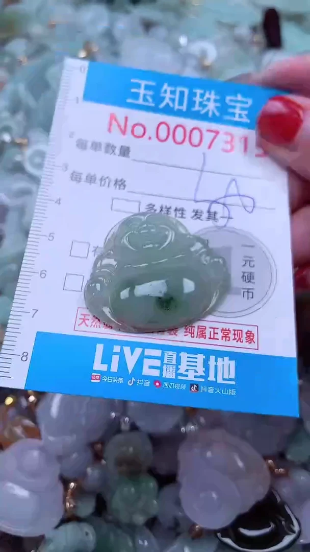 吊坠(不含链)未镶嵌翡翠7315