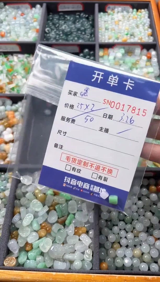 翡翠未镶嵌颈饰00017815