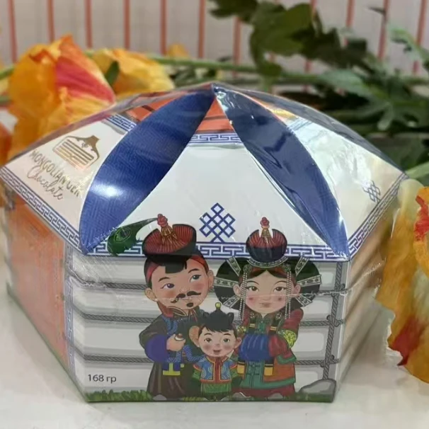 金色戈壁蒙古包巧克力+金色戈壁欢迎来到蒙古礼盒巧克力