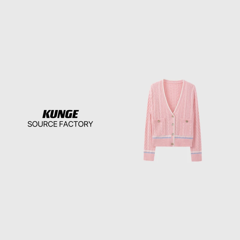 KUNGE-春秋气质时尚百搭设计师秋冬秋季针织衫-8574