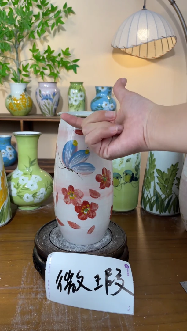 瓶 景德镇手绘陶瓷花瓶