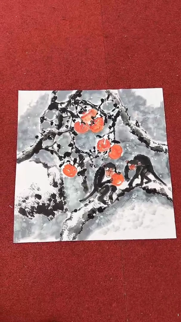 国画周大拙/国画/花鸟