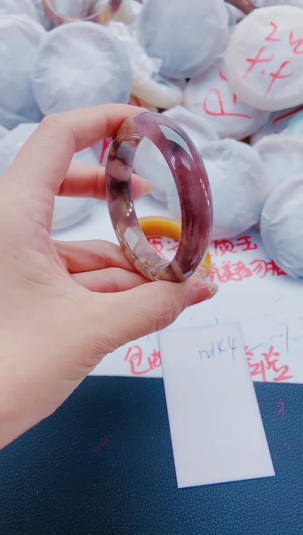 未镶嵌手镯石英质玉N144-57-58