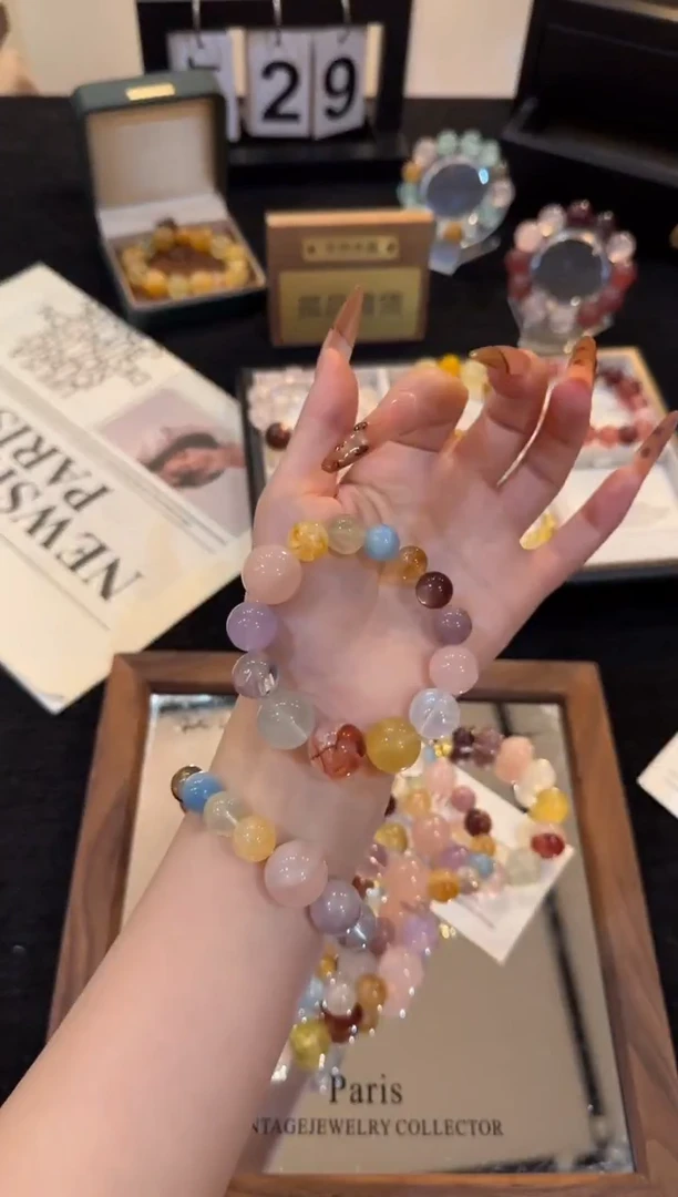 合金手链水晶彩色庄园x2900