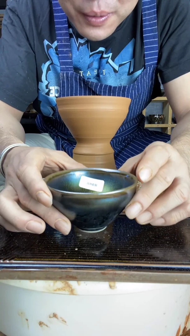 茶盏建窑建盏主人杯
