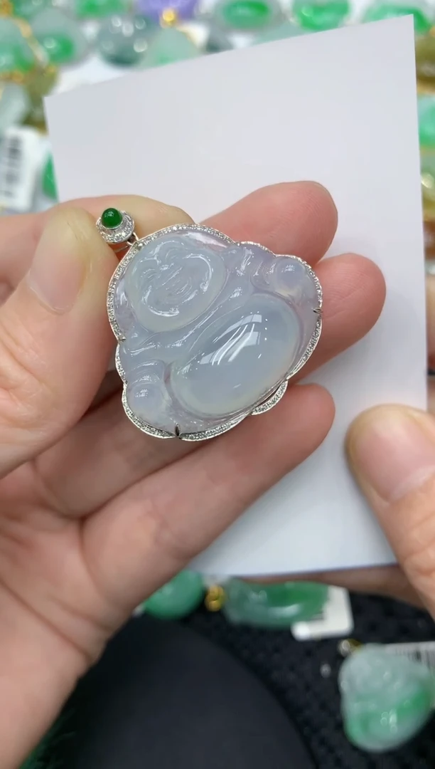 【闪购商品】翡翠颈饰18K金镶嵌11111111