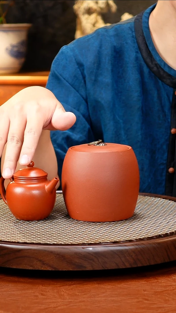 茶杯紫砂朱泥秋水