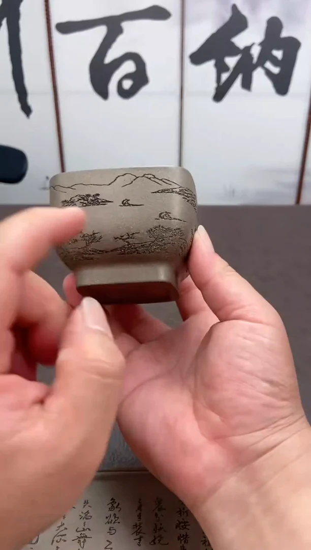 茶杯紫砂【紫砂小铺】宜兴原矿紫砂