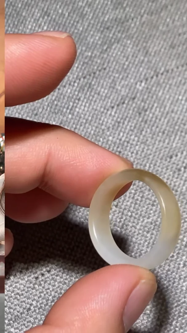 【闪购商品】和田玉戒圈未镶嵌BLW843-8