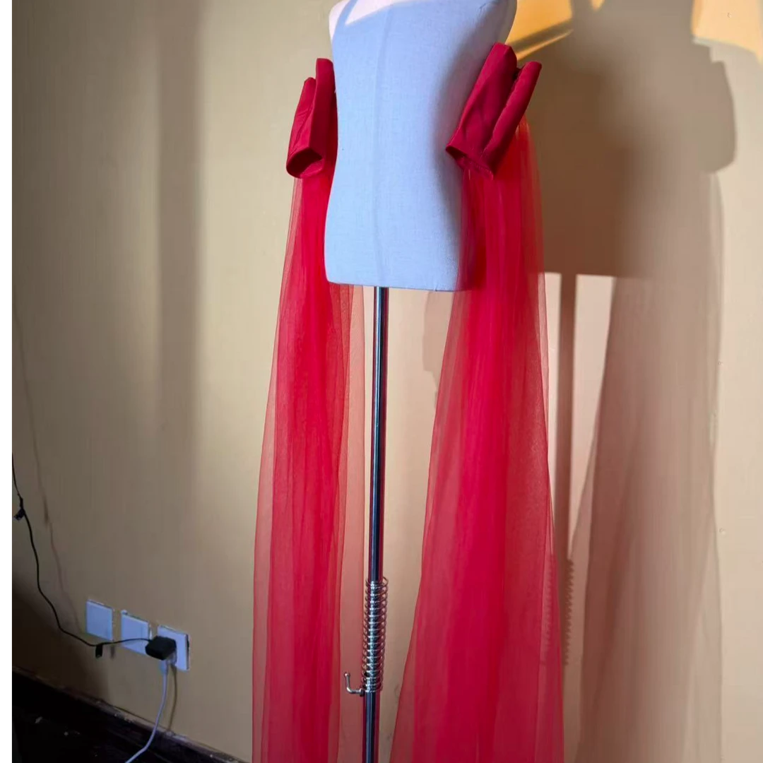 手袖拖尾纱配饰 儿童礼服配饰艺桐轩儿童配饰