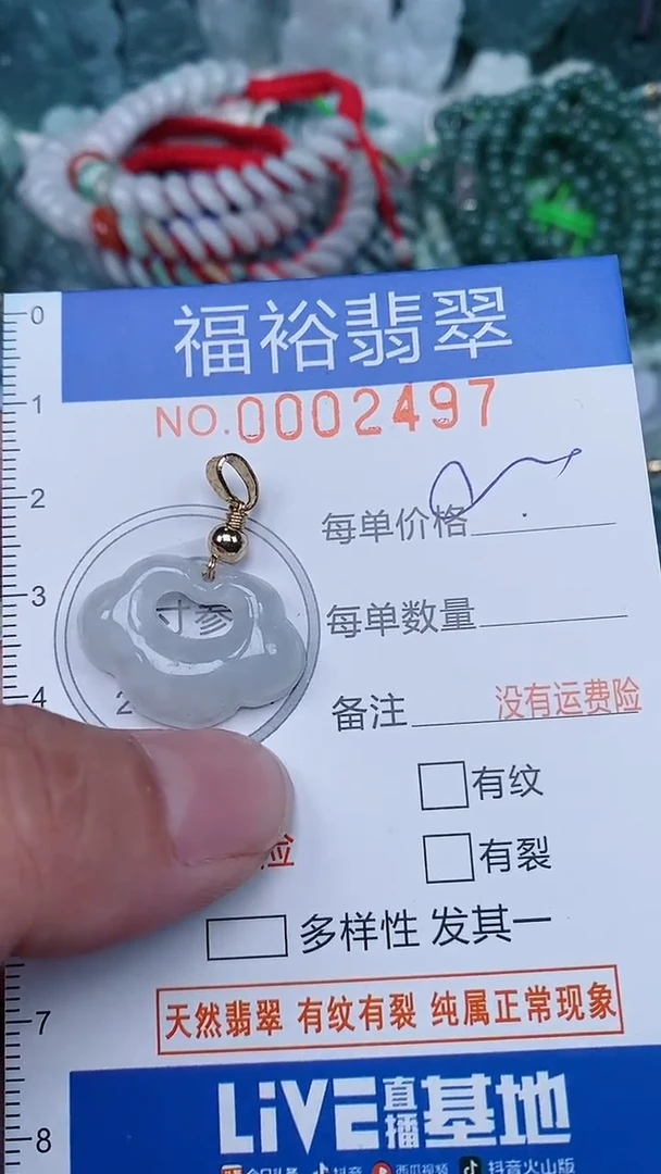 翡翠未镶嵌颈饰...0002497