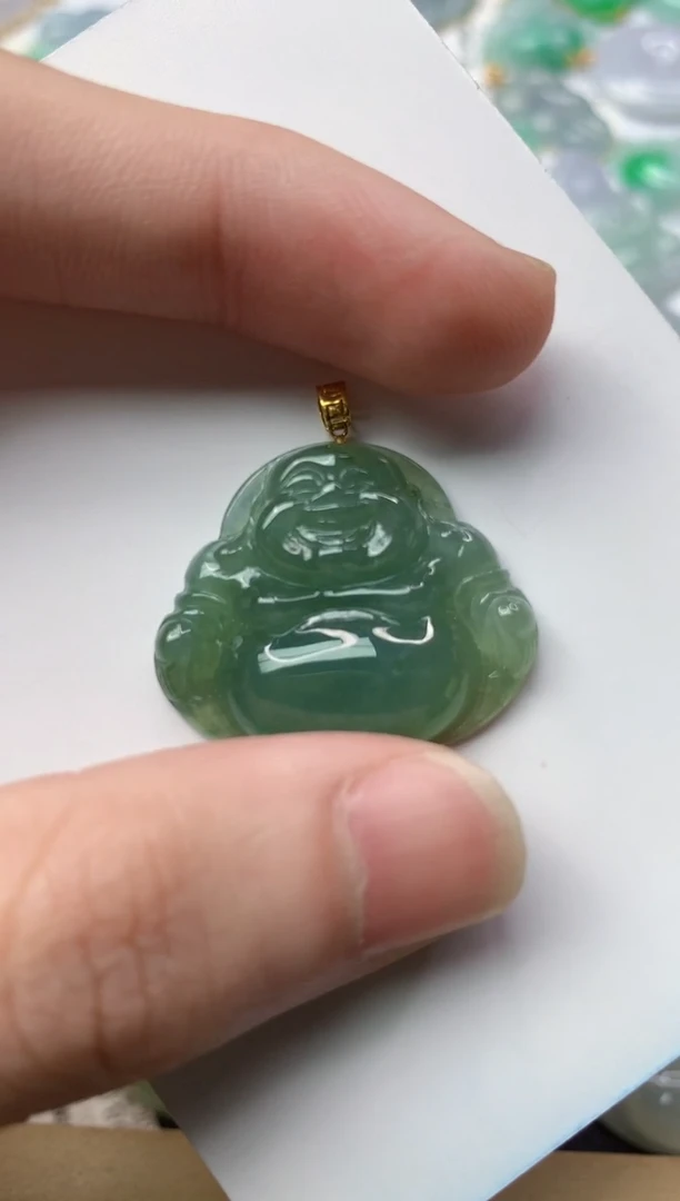 【闪购商品】翡翠颈饰18K金镶嵌5........