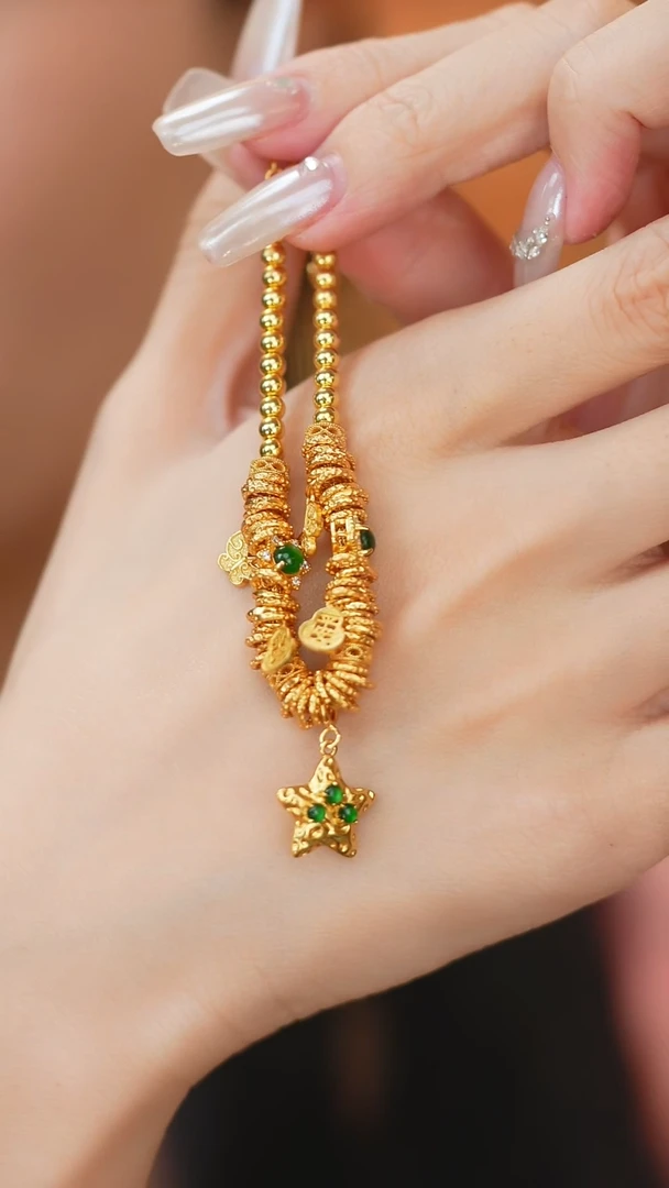 银S925镶嵌手链翡翠新款