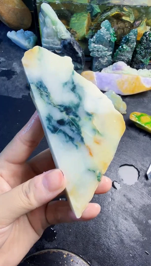 未镶嵌挂件翡翠天然翡翠024