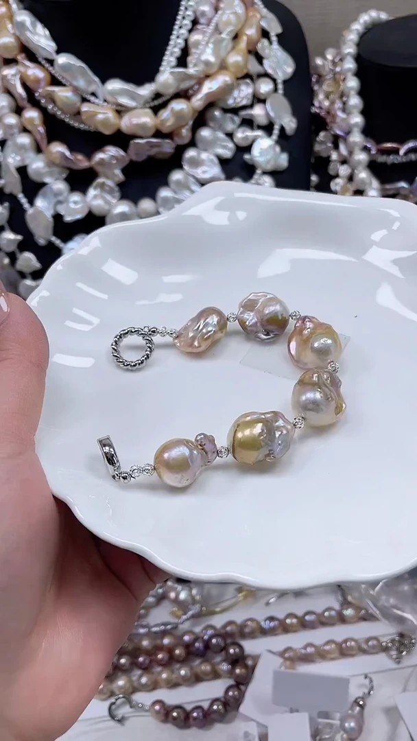 未镶嵌手链淡水珍珠【纯恬饰品】