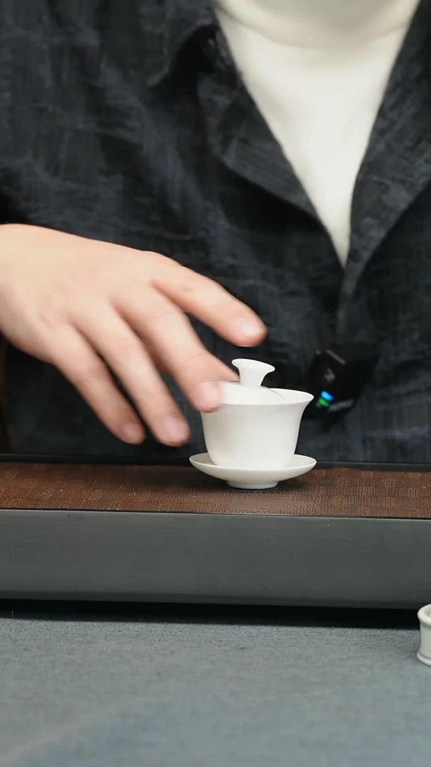 【闪购商品】杯五堂 玲珑骨瓷盖碗